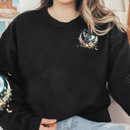 KARMA FAIRY SKULL MOON ROSES ALL OVER PRINT - TLTW2702233