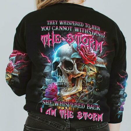 I AM THE STORM SKULL ROSE ALL OVER PRINT - YHHN1002231