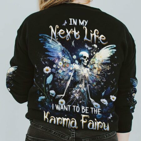 KARMA FAIRY SKELETON DAISY ALL OVER PRINT - TLTW2102235