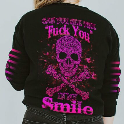 CAN YOU SEE THE F YOU SKULL ROSE ALL OVER PRINT - TLNZ0302231