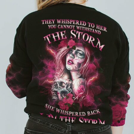 I AM THE STORM SUGAR SKULL ALL OVER PRINT - YHHG2202232