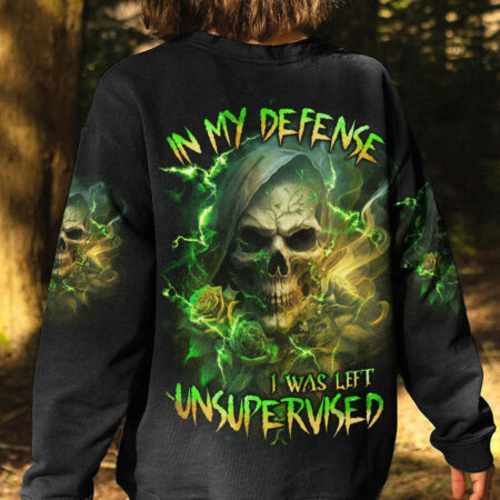IN MY DEFENSE I WAS LEFT UNSUPERVISED REAPER ALL OVER PRINT - TLNZ0604231