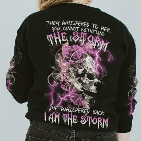 I AM THE STORM FLOWER SKULL ALL OVER PRINT - TLTR0802232