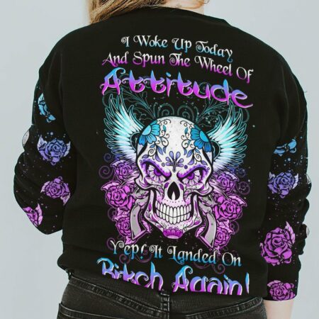 I WOKE UP TODAY SKULL ROSE ALL OVER PRINT - YHHN3101232