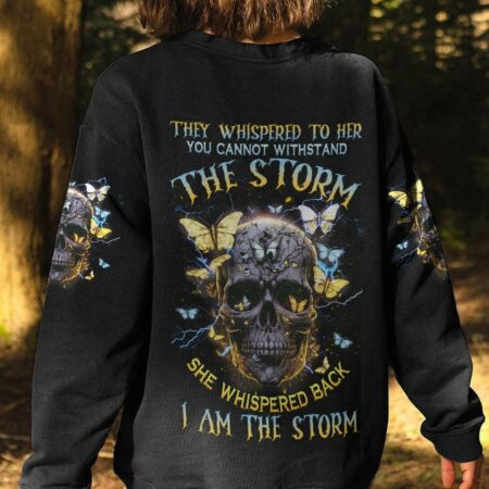 I AM THE STORM SKULL BUTTERFLY ALL OVER PRINT - TLNZ0803232