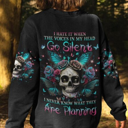 I HATE IT WHEN THE VOICES IN MY HEAD GO SILENT ALL OVER PRINT - YHHG1603231