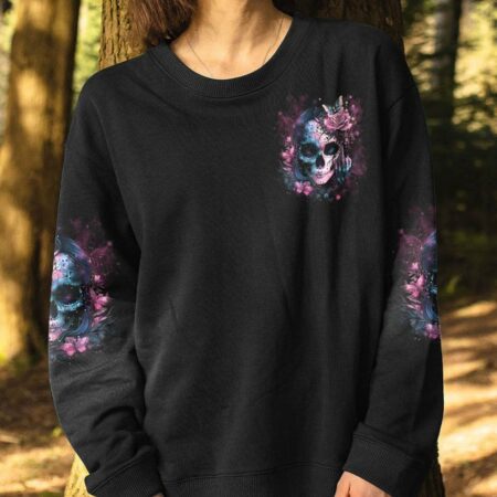 CRAZY GRANDMA SUGAR SKULL ALL OVER PRINT - YHLN2802234