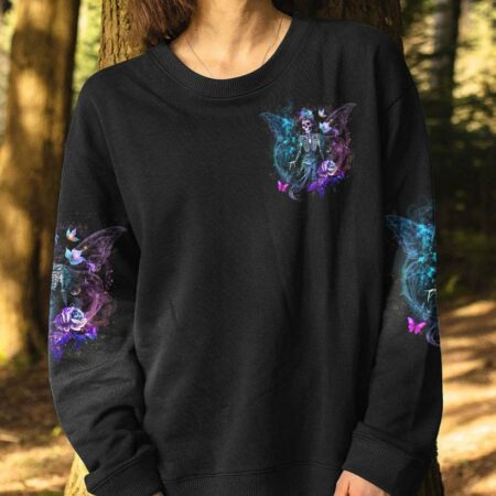 KARMA FAIRY SKULL SKELETON ROSE ALL OVER PRINT - YHLN2401232