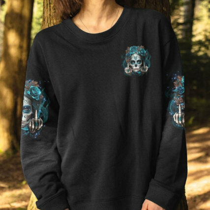 CRY ME A RIVER SUGAR SKULL ALL OVER PRINT - TLNZ1304234