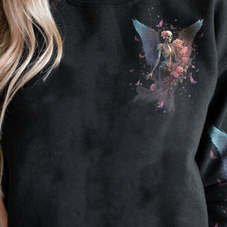 KARMA FAIRY SKULL SKELETON ROSE ALL OVER PRINT - TLTW0201232