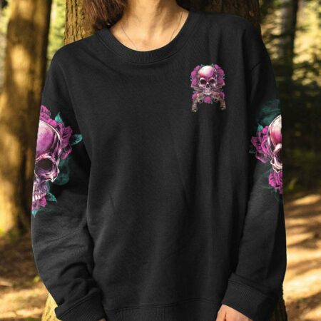 DILLIGAF SKULL ROSES G ALL OVER PRINT - TLTR2402232