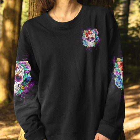 BUT DID YOU DIE MOM LIFE SKULL ROSE ALL OVER PRINT - TLTW2203237