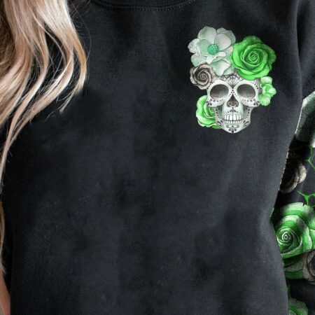 B CRAFT ROSE SKULL ALL OVER PRINT - TLTR1301231