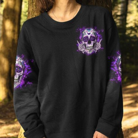 CAN YOU SEE THE F YOU SKULL ALL OVER PRINT - YHHG2903231