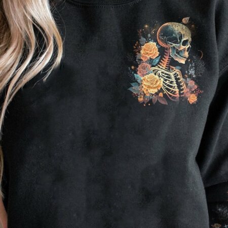 I AM A SWEET GIRL BUT IF YOU PISS ME OFF ROSE SKELETON ALL OVER PRINT - TLTW1702231