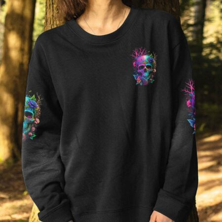 I AM WHO I AM COLORFUL SKULL ALL OVER PRINT - TLNZ2903234