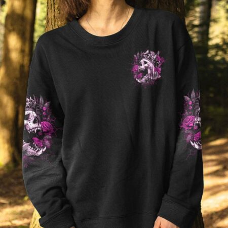 I'M THE F QUEEN SUGAR SKULL ALL OVER PRINT - YHDU2403231