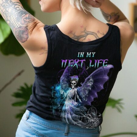 KARMA FAIRY SKULL ALL OVER PRINT - YHHN2702234