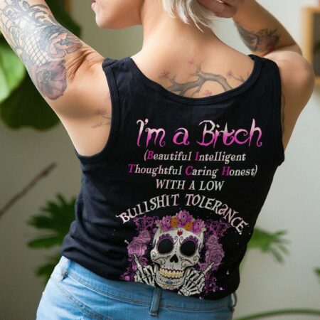 I'M A B DON'T TRY ME SUGAR SKULL ALL OVER PRINT - YHHG2103233