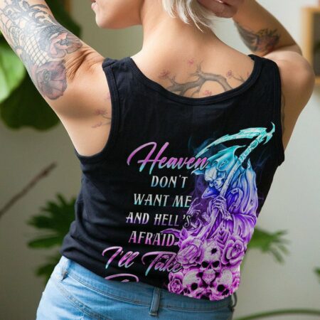 HEAVEN DON'T WANT ME ALL OVER PRINT - YHHN1302233