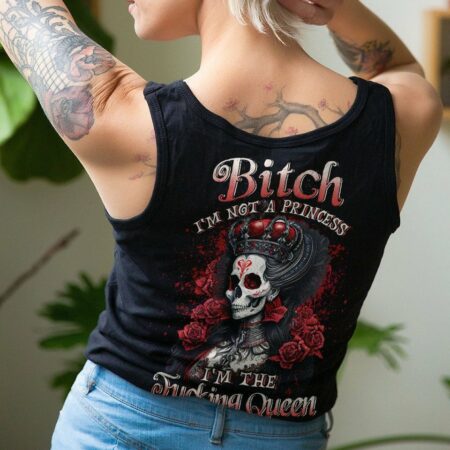 I'M THE F QUEEN SKULL ALL OVER PRINT - YHLN2203233
