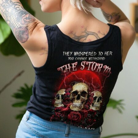 I AM THE STORM SKULL ROSES ALL OVER PRINT - TLTW0203234
