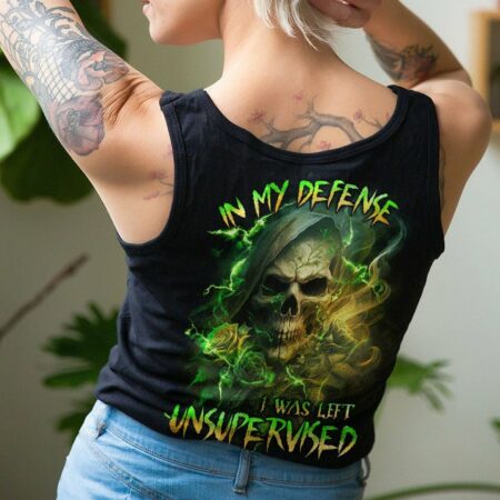 IN MY DEFENSE I WAS LEFT UNSUPERVISED REAPER ALL OVER PRINT - TLNZ0604231