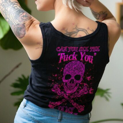 CAN YOU SEE THE F YOU SKULL ROSE ALL OVER PRINT - TLNZ0302231