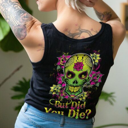 BUT DID YOU DIE MOM LIFE SKULL ALL OVER PRINT - TLTW2302235