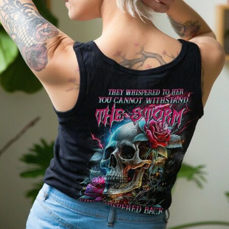 I AM THE STORM SKULL ROSE ALL OVER PRINT - YHHN1002231