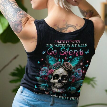 I HATE IT WHEN THE VOICES IN MY HEAD GO SILENT ALL OVER PRINT - YHHG1603231