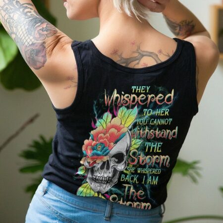 I AM THE STORM FLOWER SKULL ALL OVER PRINT - TLTW0803231