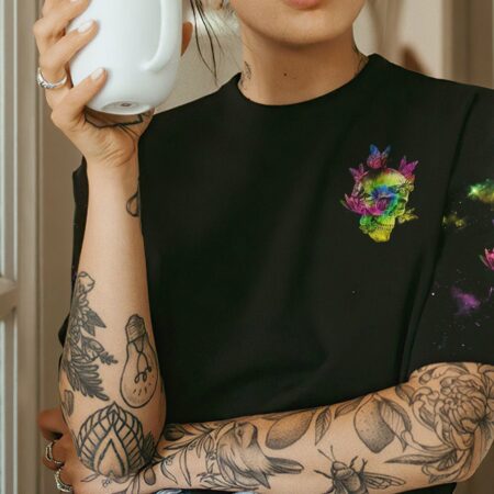 I'M A B DON'T TRY ME BUTTERFLY SKULL ALL OVER PRINT - TLNZ0703232