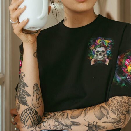 I KNOW HOW TO LOAD TIE DYE SKULL ALL OVER PRINT - YHHG0203233