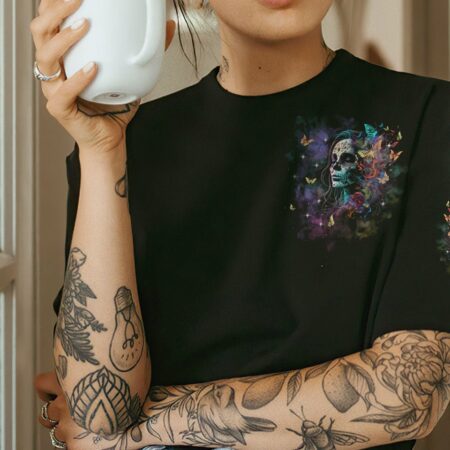 I AM WHO I AM I HAVE TATTOOS SUGAR SKULL ALL OVER PRINT - TLTM1402232