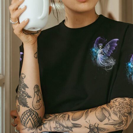 KARMA FAIRY SKULL ALL OVER PRINT - YHHN2702234