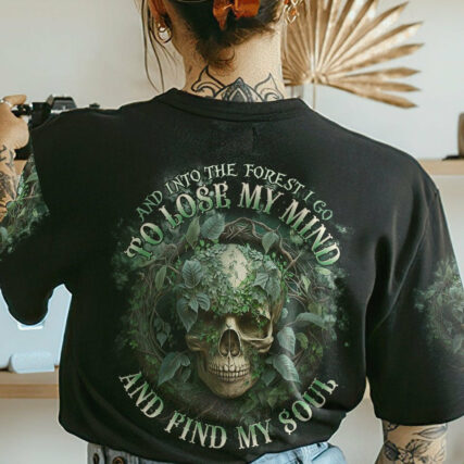 AND INTO THE FOREST I GO SKULL ALL OVER PRINT - TLTR1704231