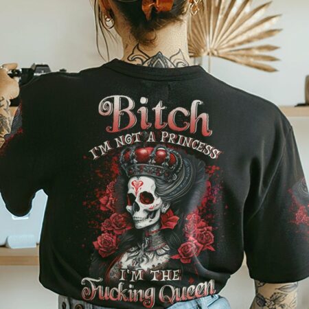I'M THE F QUEEN SKULL ALL OVER PRINT - YHLN2203233
