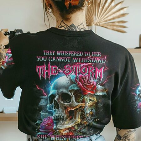 I AM THE STORM SKULL ROSE ALL OVER PRINT - YHHN1002231