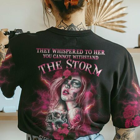 I AM THE STORM SUGAR SKULL ALL OVER PRINT - YHHG2202232