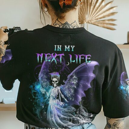 KARMA FAIRY SKULL ALL OVER PRINT - YHHN2702234