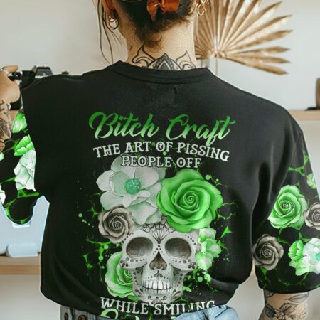 B CRAFT ROSE SKULL ALL OVER PRINT - TLTR1301231
