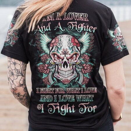 I'M A LOVER AND A FIGHTER ALL OVER PRINT - YHHN1602234