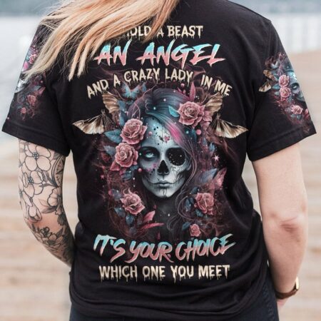 I HOLD A BEAST AN ANGEL ALL OVER PRINT - YHHN0103232