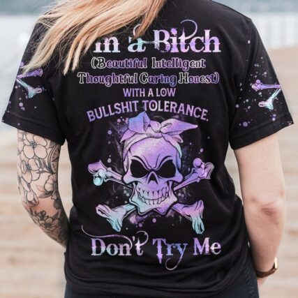 I'M A B DON'T TRY ME HOLO ALL OVER PRINT - YHHN0202232