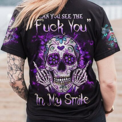 CAN YOU SEE THE F YOU SKULL ALL OVER PRINT - YHHG2903231