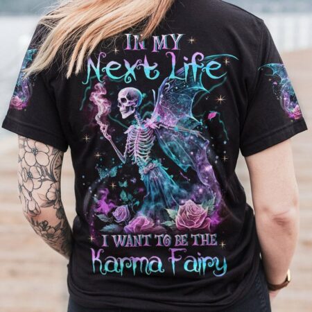 KARMA FAIRY SKULL SKELETON ALL OVER PRINT - YHHG2302234