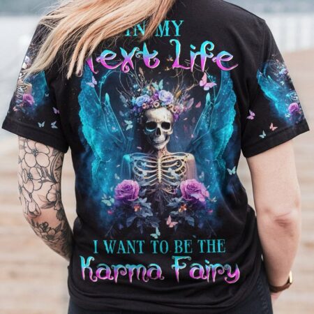 KARMA FAIRY SKULL ALL OVER PRINT - YHHN2202232