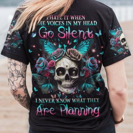 I HATE IT WHEN THE VOICES IN MY HEAD GO SILENT ALL OVER PRINT - YHHG1603231