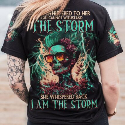 I AM THE STORM SKULL GIRL ALL OVER PRINT - TLNO0604232